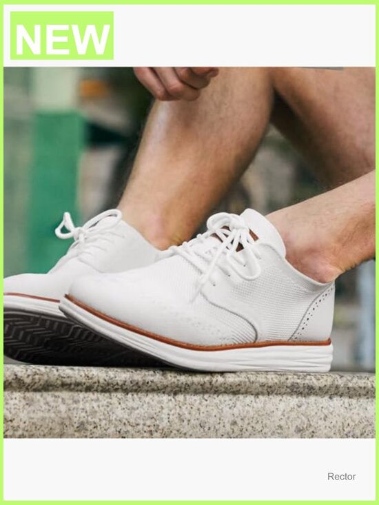 Men\'s Knit Oxfords Sneakers Casual Dress Lace-Up Lightweight Walking Shoes
